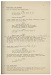 Moe Howard's 31pp. Script Dated November 1938 for The 1939 Three Stooges Film ''Calling All Curs'' -- Numerous Annotations in Moe's Hand Throughout -- Very Good Condition